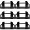 Sunnydaze Powder-Coated Steel Adjustable Log Storage Brackets - Set Of 3